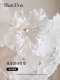 Sharedon French-Style Bedroom Lamp, Master Bedroom Ceiling Lamp, Light Luxury Glass Eye-Protection, Creative, High-End, Warm and Romantic