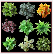 Simulation green leaf simulation Wall matching material simulation plant fake flower put beam leaves plastic plant glue Green