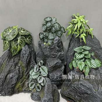 Simulated feel of plants mini small hanging vine fern leaves Simulated feel of plants mini small hanging vine fern leaves