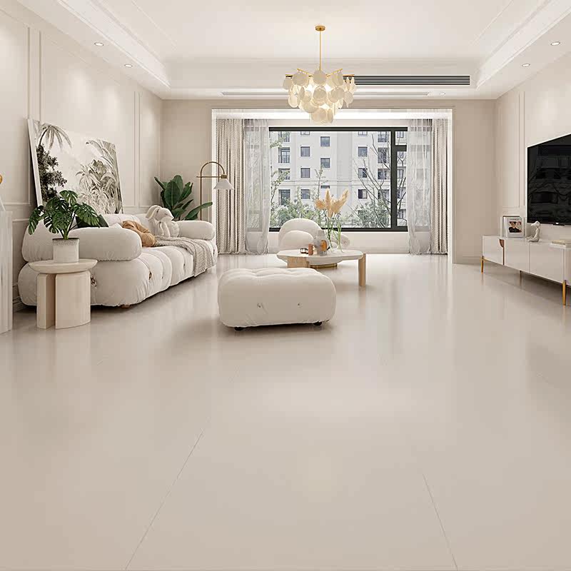 Minimalist color Johor skin glazed face microcement tiles 600x1200 Kitchen Makeup Room Wall Brick Living Room Floor Tiles