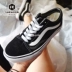 Giày thể thao nam Vans Vans Style36 màu xanh xám vàng thấp giày thể thao VN0A3DZ3ORW giày nữ sneaker Plimsolls