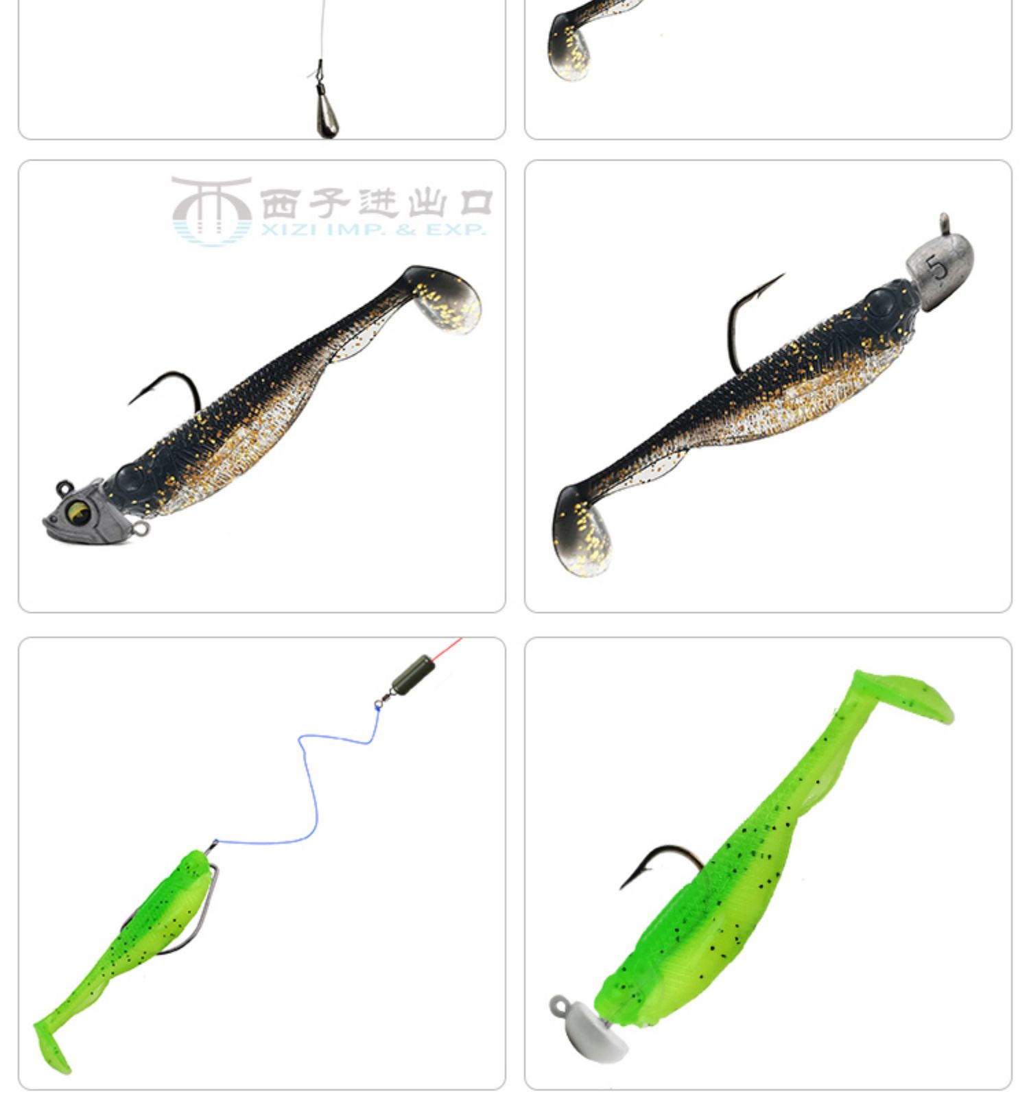 Small Paddle Tail Fishing Lure 35mm 5g Soft Baits Fresh Water Bass Swimbait Tackle Gear