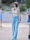 Qin Lan's same style pure lust hot spring swimsuit 2023 new high-end autumn and winter one-piece belly-covering sexy seaside vacation