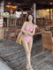 Swimsuit for women in hot springs 2024 bikini sexy pure desire retro slim three-dimensional high-end beautiful slimming island