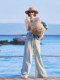 Qin Lan's same style pure lust hot spring swimsuit 2023 new high-end autumn and winter one-piece belly-covering sexy seaside vacation