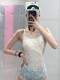 Women's swimsuit 2024 new hot style adult racing jumpsuit for fat girls covering their flesh, high-end and beautiful for hot spring bathing