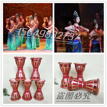 Silk Road Millennium Promise Dance Chest Drum Painted Dunhuang Jie Drum Thin Waist Drum Dance Drum Pipa Customization