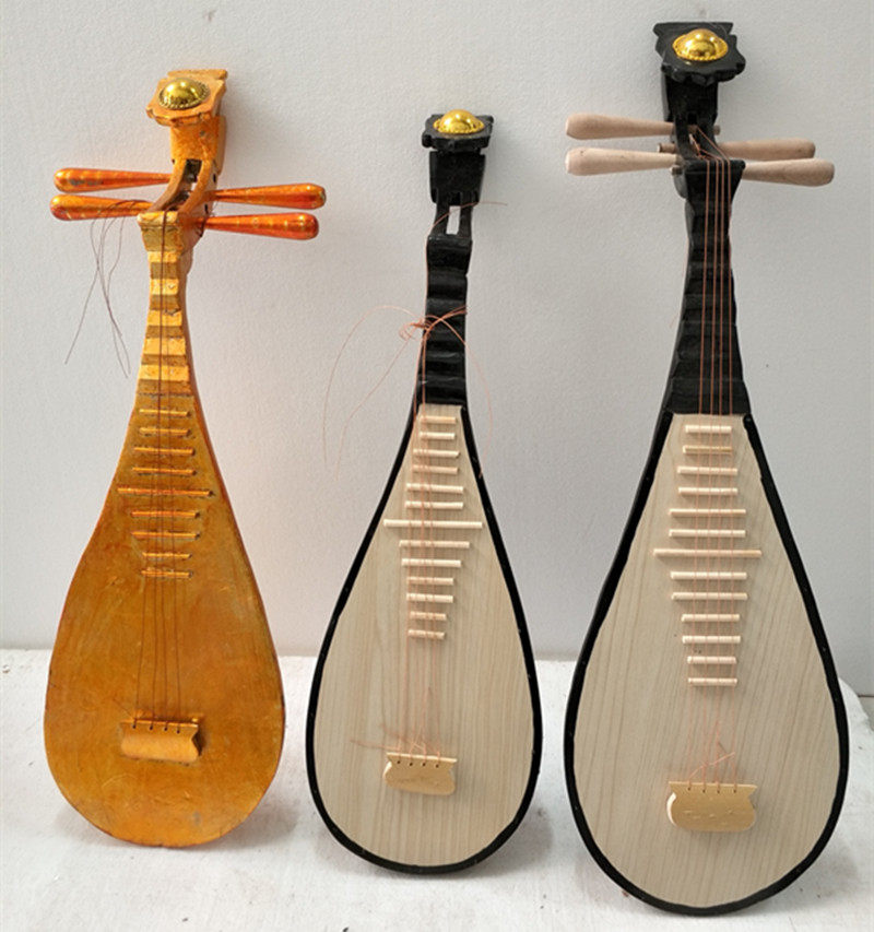 Dance props Pipa simulation Pipa costume photography Pipa props wooden log color Pipa children adult models