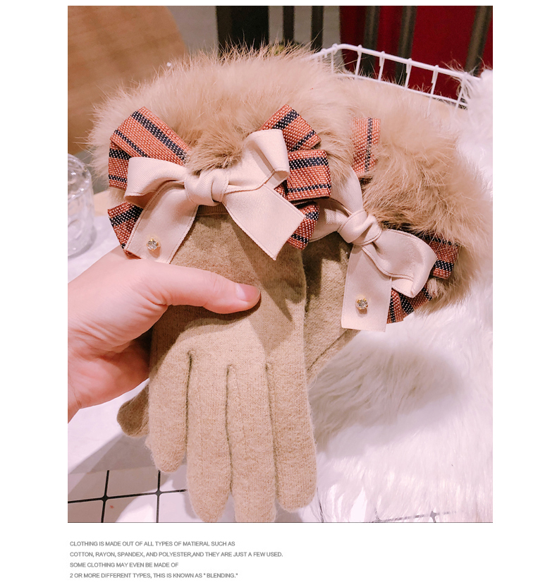 Gants pour femme BUBU en Laine cachemire - Ref 3154101 Image 20