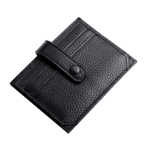 Мужской картхолдер, ультратонкие маленькие изысканные карточки для водительских прав, из натуральной кожи