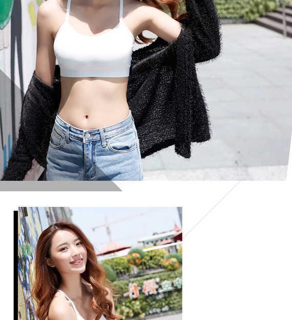 Vẻ đẹp trở lại dây đeo ngực ngực hàng đầu áo ngực đáy quần lót nữ yoga thể thao vest sinh viên áo 2 dây