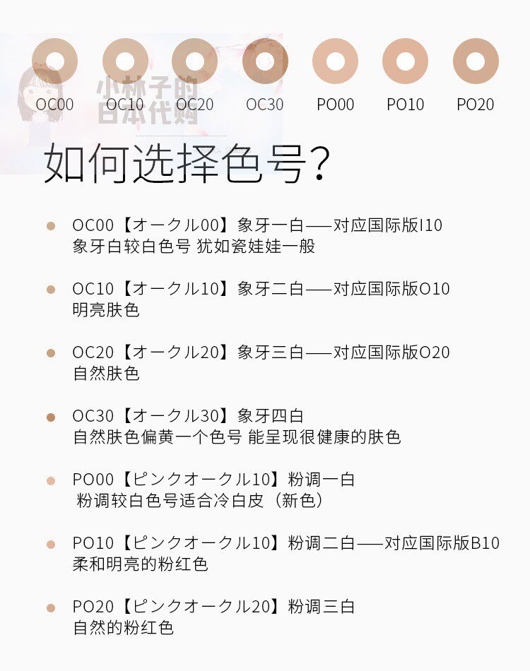воздушная подушка 日本原装cpb气垫bb霜 水润亮泽oc系列 持妆控油奶油肌气垫粉底