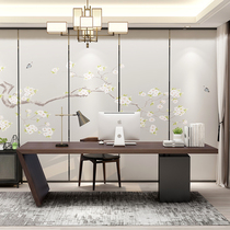  loft retro desk Solid wood computer desk Desktop industrial style simple modern wrought iron boss desk creative desk