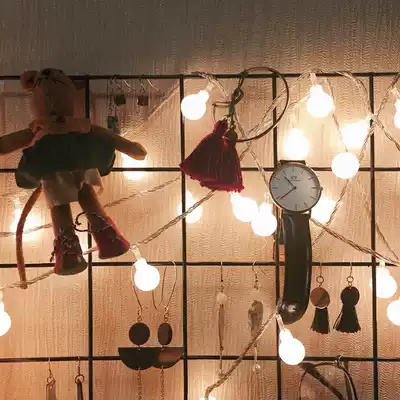 usb outdoor camping tent led waterproof decorative light string small mini Net red room layout stall small color light string