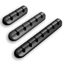 Desktop charging data cable organizer 3 holes 5 holes 7 holes silicone fixed cable clip creative gift storage cable management clip