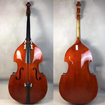 Acoustic wooden double bass double bass double bass binding production process