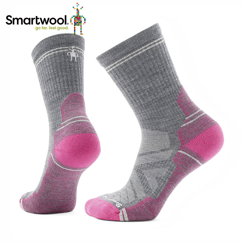 American Smartwool Outdoor Colorful Hiking and Mountaineering Sports Socks for Women, Shock-Absorbing, Wear-Resistant, Mid-Calf Wool Socks, Trendy