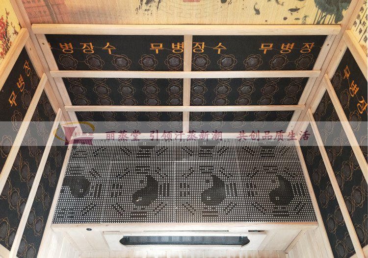 паровая сауна 丽蒸堂汗蒸房家用双人电气石纳米远红外线光波房桑拿浴箱排毒理疗 49482810