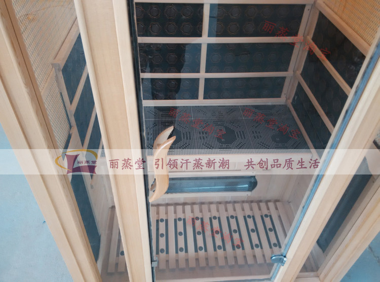 паровая сауна 丽蒸堂汗蒸房家用双人电气石纳米远红外线光波房桑拿浴箱排毒理疗 49482810