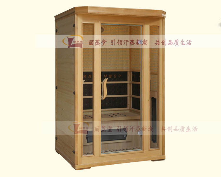 паровая сауна 丽蒸堂汗蒸房家用双人电气石纳米远红外线光波房桑拿浴箱排毒理疗 49482810