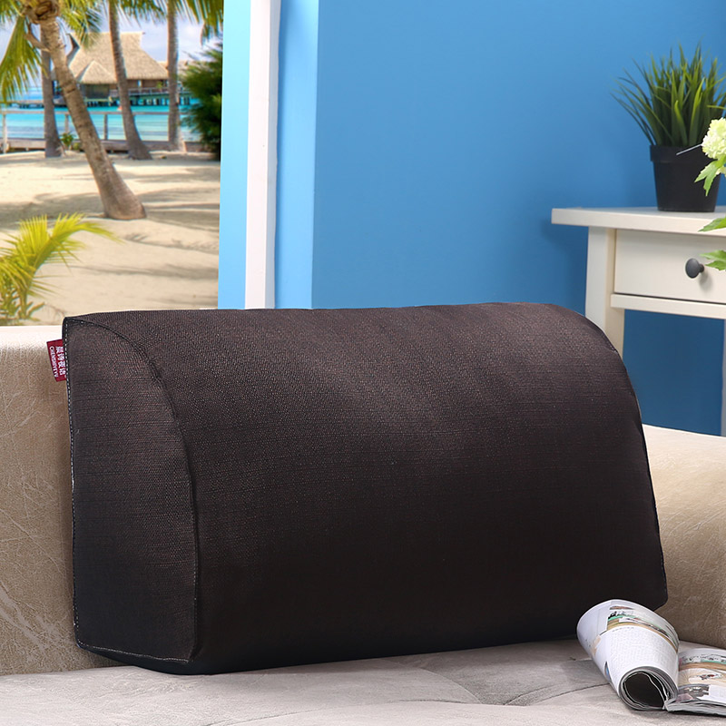 Sofa Long Pillow Cushion Lumbar Pillow Sofa Cushion Large Lumbar Cushion Bed Cushion Triangle Custom Bedroom
