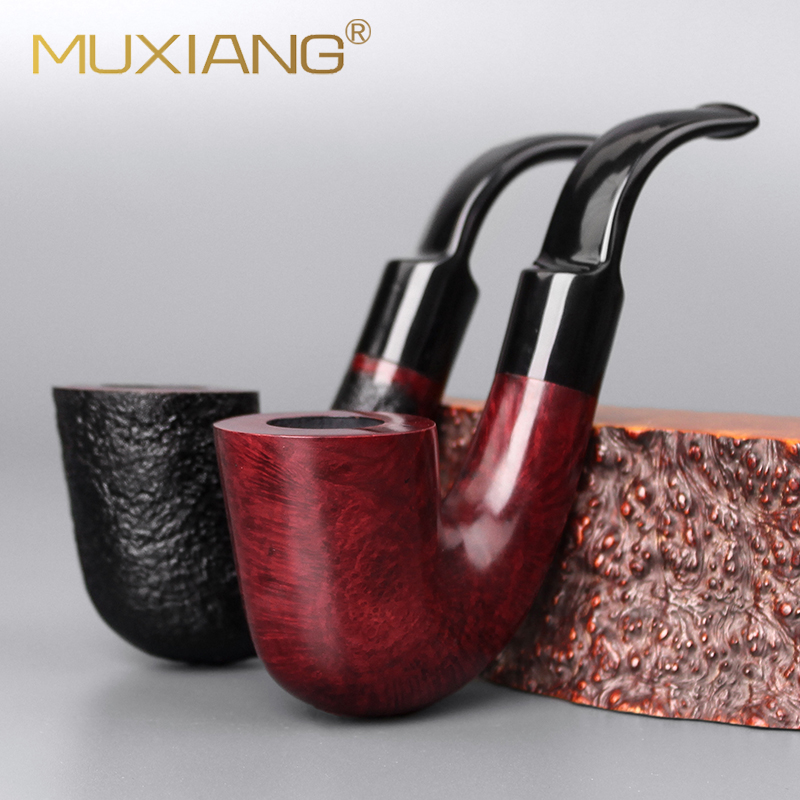 Banksian men's tobacco bullfighting stone Nangwood Artisanal Tobacco Tobacco special solid wood Tobacco Bag Pan filter Tobacco Entrance Hopper