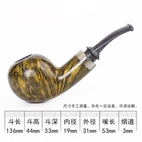 Big Apple Cavity Gold Контрастный цвет 2 стиля Случайный цвет мундштука