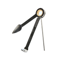 Woody pipe accessories tools simple and practical three-in-one pipe knife press rod scraper metal pipe knife