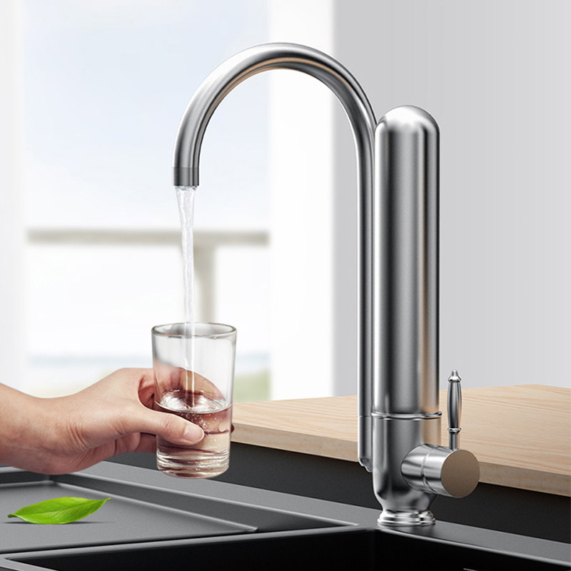 Upgrade Subsection Water Purifier Home Straight Drinking Kitchen Tap Filter Stainless Steel Tap Water Filter Water Purifier