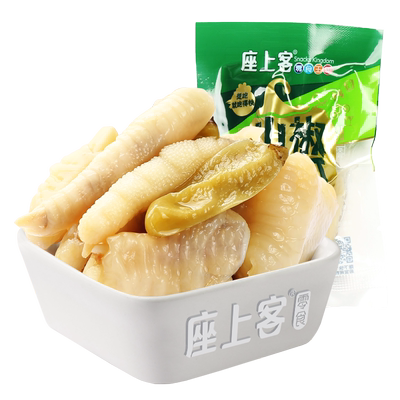 座上客重庆水晶泡椒凤爪520g