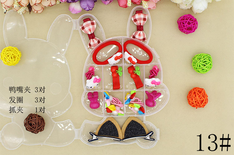 Đặc biệt hàng ngày Phụ kiện tóc cho trẻ em Đồ gốm mềm Đa dạng cuộn Cô gái Cô gái Mũ nón Tóc Sợi dây thần kỳ 6 Gói shop phụ kiện tóc