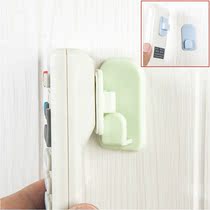 Creative and practical remote control behind the paste hook free punching plastic hanger wall hanging seamless storage rack sticky hook