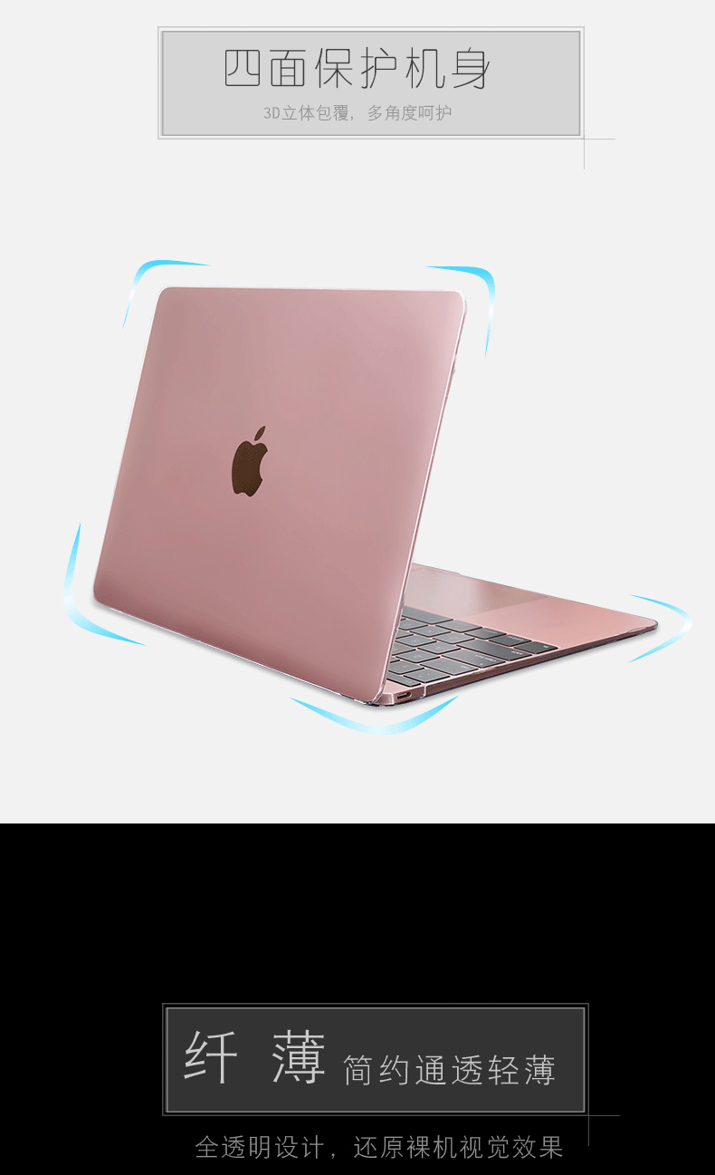 Mac Apple máy tính xách tay trường hợp vỏ mềm macbook12 air 13.3 inch trong suốt pro15.4 inch bảo vệ bìa pha lê 15.4 siêu mỏng siêu nhẹ bao gồm tất cả phụ kiện đơn giản