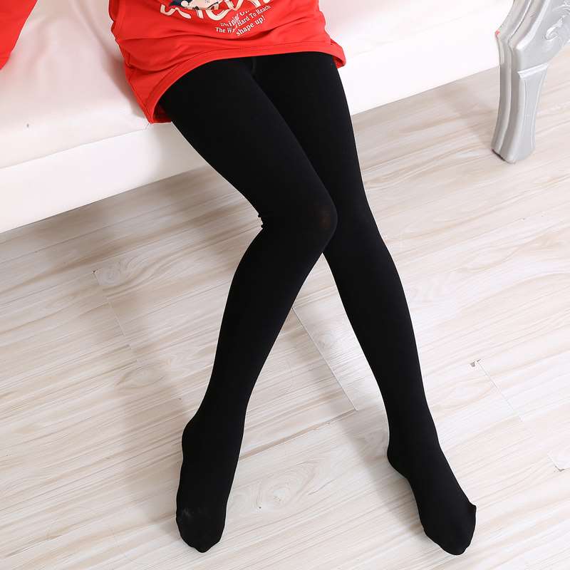 Fat cô gái cộng với nhung xà cạp cộng chất béo để tăng độ đàn hồi thậm chí pantyhose trắng siêu dày vớ tập thể dục kéo dày.