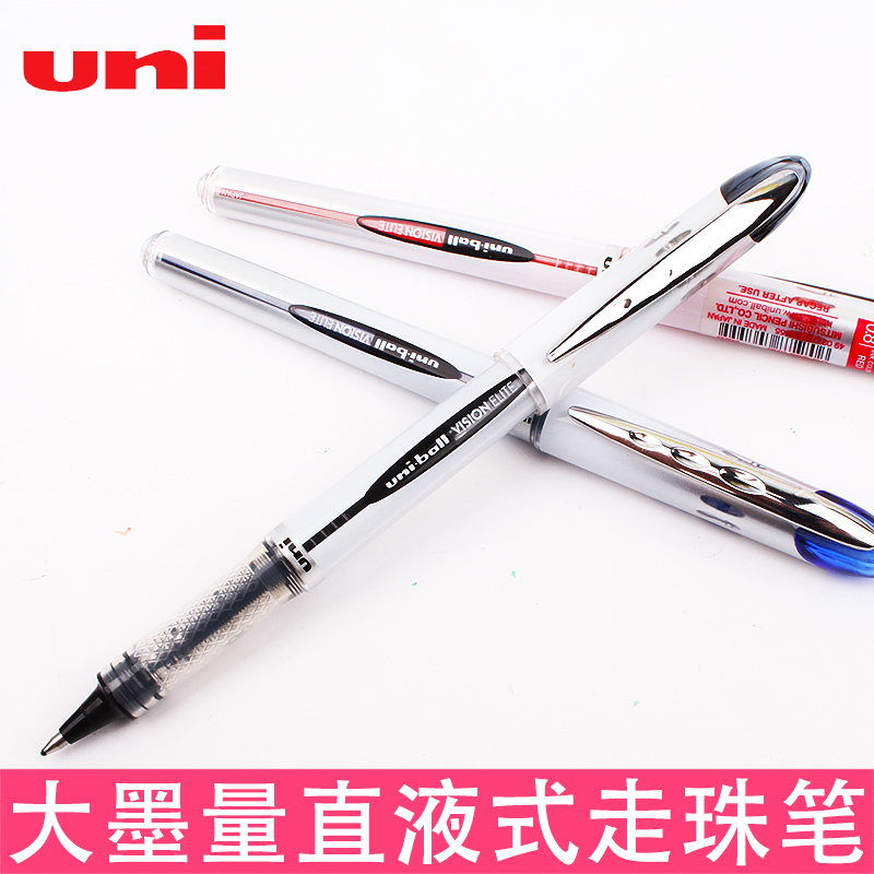 Japan Uni-Mitsubishi Water-based Ballpoint Pen UB-200 Neutrality Pen Straight Fluid Style Water-based Pen Office Student Signature Pen 0 8mm