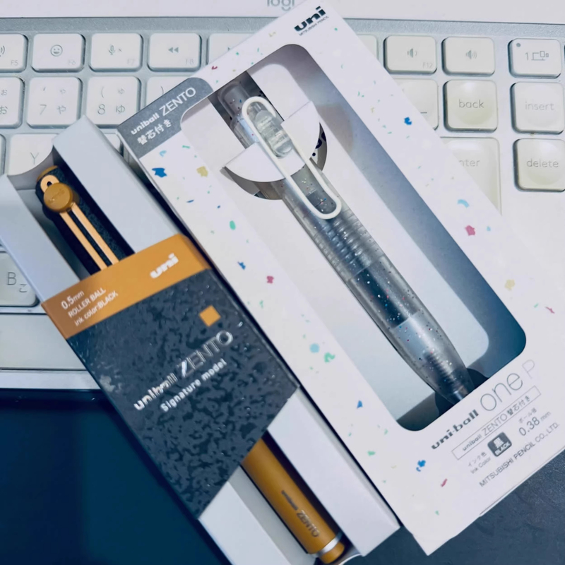 New Japanese Uni Mitsubishi Zento Magnetic Limited Edition Gel Pen Student Exam Black Pen 0.5 High-Grade Signature Pen