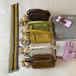 Green niche boston bag hand crossbody bag