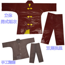 Sacrifice supplies double mens tops pants handmade paper clothes burning paper clothes black clothes mens singles clothes