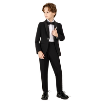 Childrens Suit Kid Flowers Boy Gown Boy Walk Show Inglén Handsome Host Piano Playing Table Performance Suit