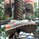ຕີນລົດ pedal rear folding stand for children rear seat with foot bar stand pedal rocket launcher mountain bike accessories