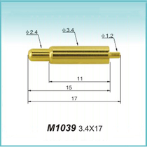 pogopin spring pin Battery pin Telescopic probe Test pin PCB probe High current connector Spring stylus