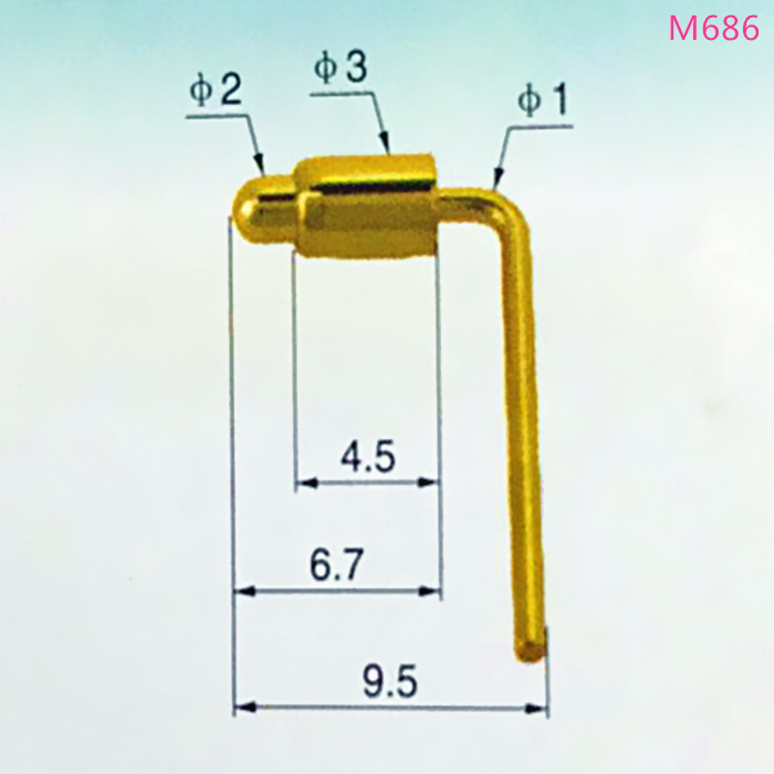 Mobile phone connector pogopin probe High current battery charging signal contact pogo pin Antenna thimble