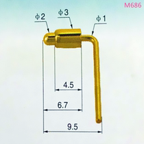 Mobile phone connector pogopin probe High current battery charging signal Contact spring pin Antenna thimble