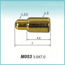 pogo pin spring thimble Copper gold plated mobile phone connector Charging spring thimble current charging contact pin