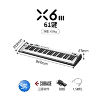 X6iii (раздайте педаль на фортепиано + подлинное программное обеспечение Cubase)