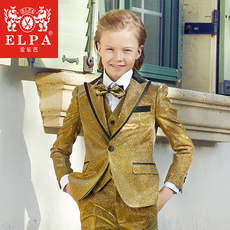 Костюм детский elpa儿童西服男小西装套装花童礼服男童西服小孩宝宝钢琴走秀演出