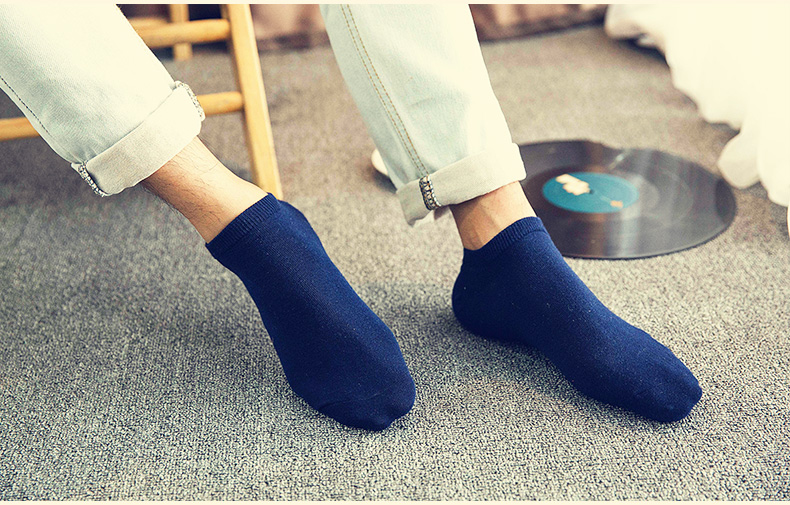 Bít tất nam Tất vớ cotton Tide Bốn mùa Thấp Trợ giúp Thuyền vô hình Bít tất nam Thể thao mùa hè Mồ hôi mồ hôi khử mùi Vớ mỏng vớ ren đẹp