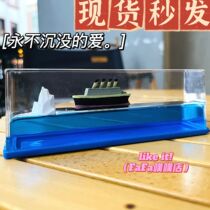 Cruise Fluid Rafting Bottle Tabletop Pendulum with creative gift Titanic Cruises ship Boyfriend Birthday Gifts