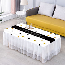 Tea table cover 2022 new cloth art waterproof rectangular table cloth table cloth table cloth rectangular minimalist anti-oil wash-free