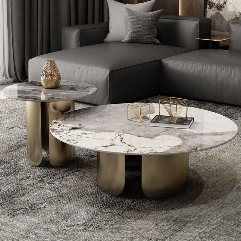 Will-style Light Extravaganza Superior Pandora Rock Plate Tea Table Living Room Home Tea Table Light Extravagant Modern Small Family Style Nordic Wind
